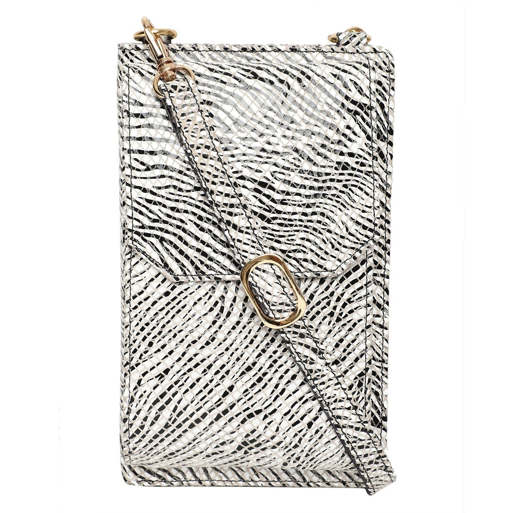 Elegant Top Grain Italian Leather Ladies Sling Bag/Cross Body Phone Bag for Women Cathy London 