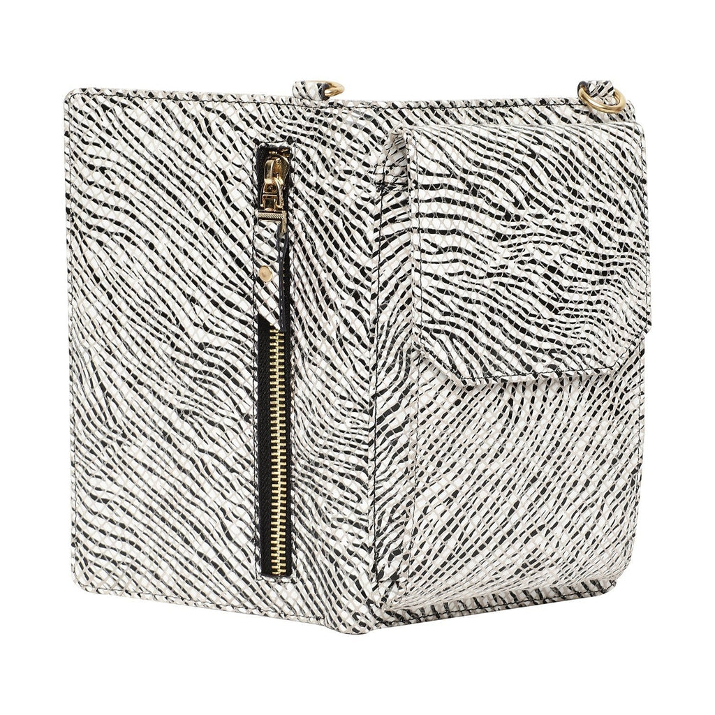 Elegant Top Grain Italian Leather Ladies Sling Bag/Cross Body Phone Bag for Women Cathy London 