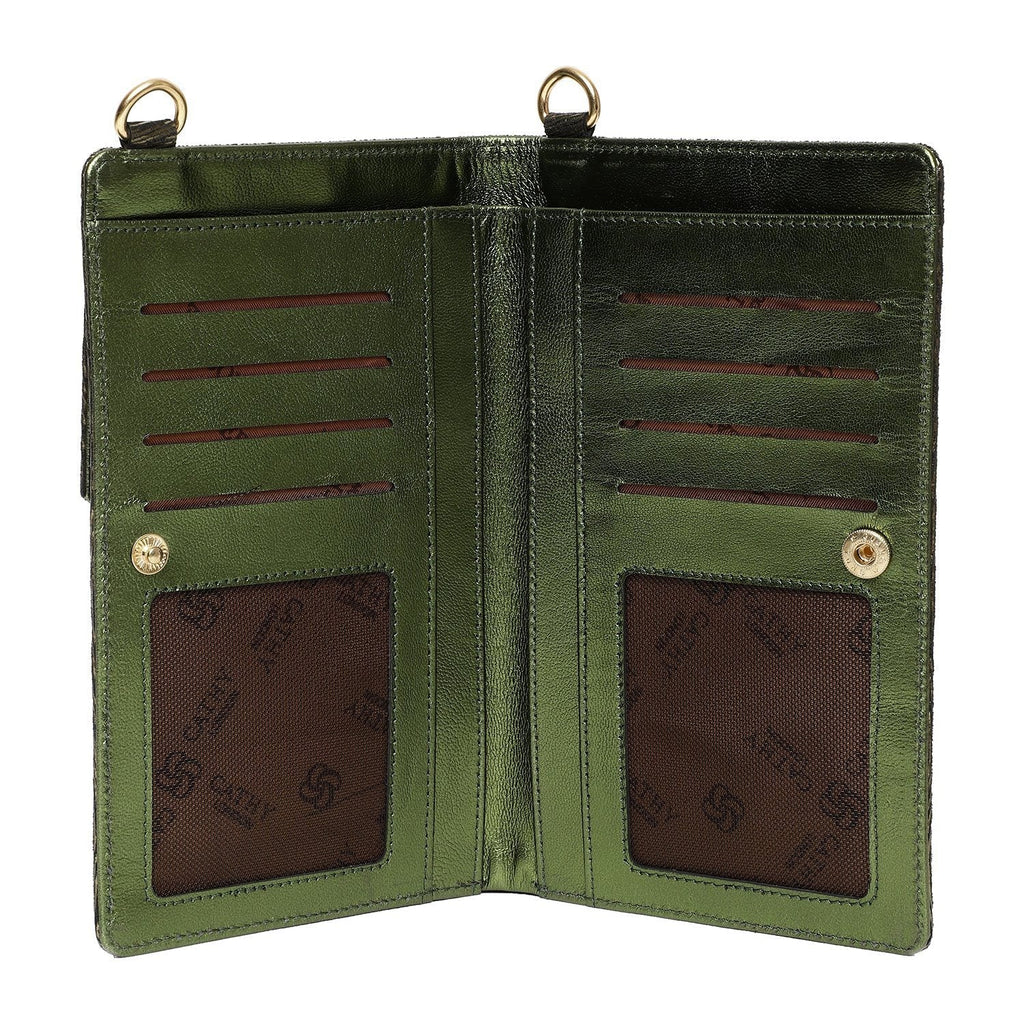Elegant Top Grain Italian Leather Ladies Sling Bag/Cross Body Phone Bag for Women Cathy London 