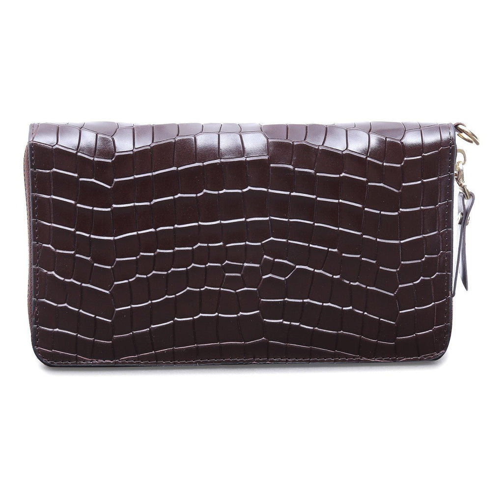 Elegant Top Grain Italian Leather Ladies Wallet Cathy London 