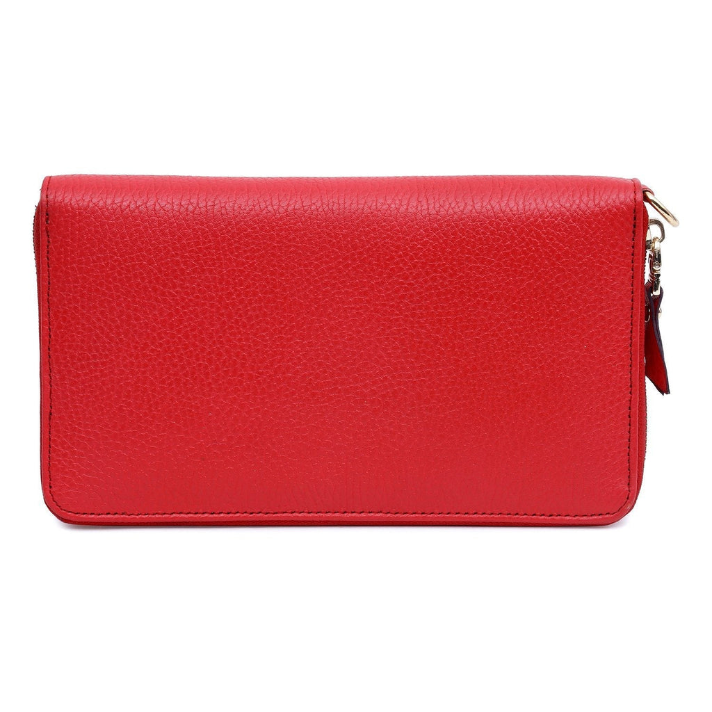 Elegant Top Grain Italian Leather Ladies Wallet Cathy London 