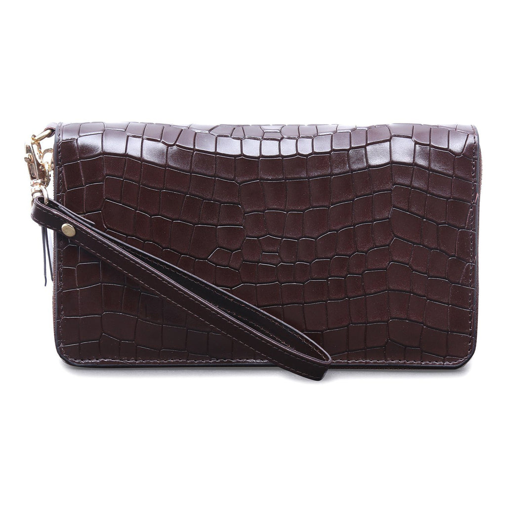 Elegant Top Grain Italian Leather Ladies Wallet Cathy London 