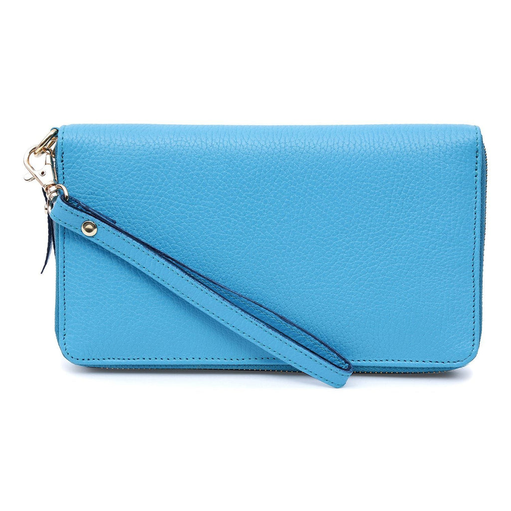 Elegant Top Grain Italian Leather Ladies Wallet Cathy London 