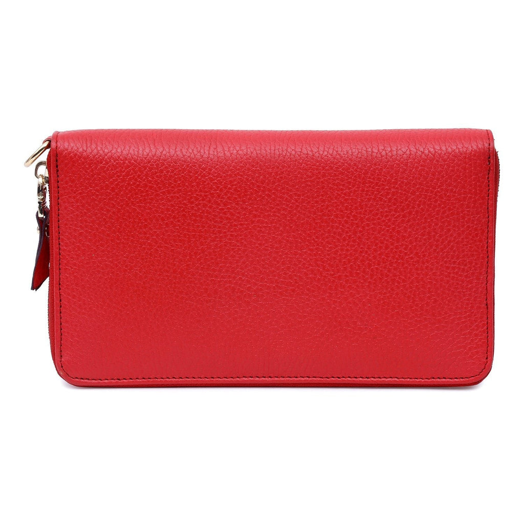 Elegant Top Grain Italian Leather Ladies Wallet Cathy London 