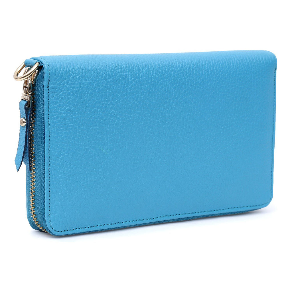 Elegant Top Grain Italian Leather Ladies Wallet Cathy London 