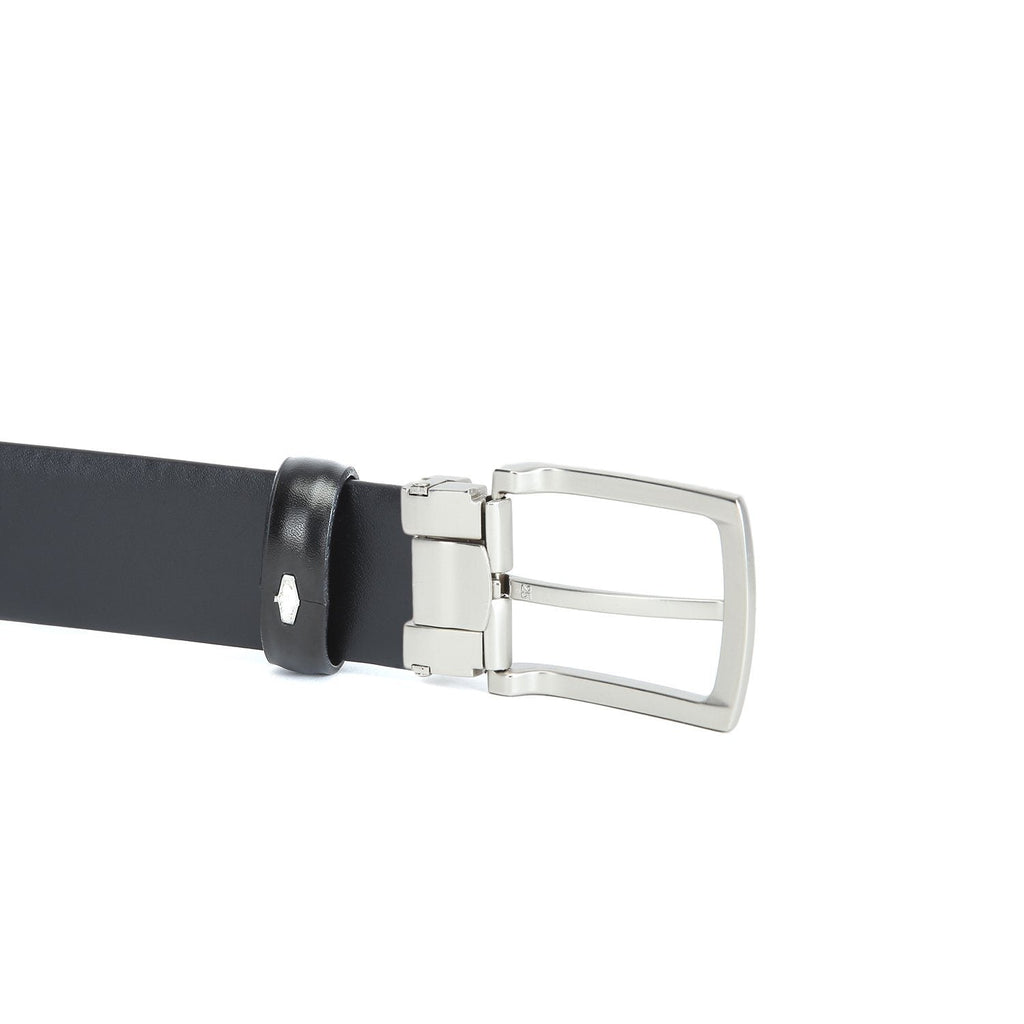 Men's Classic Dress Belt Top Grain Italian Leather with Metal Buckle Cathy-London 