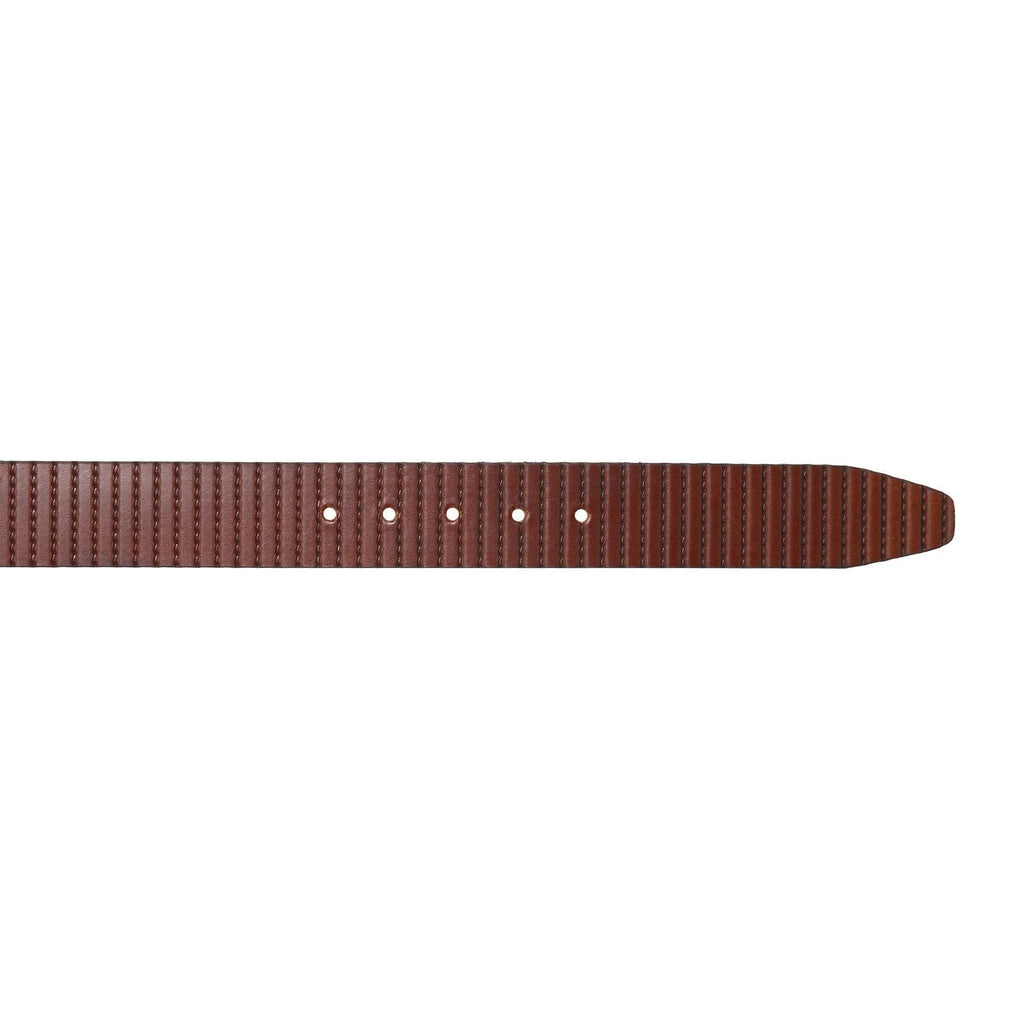 Men's Classic Dress Tan Colour Belt Top Grain Italian Leather with Golden Metal Buckle Cathy-London 