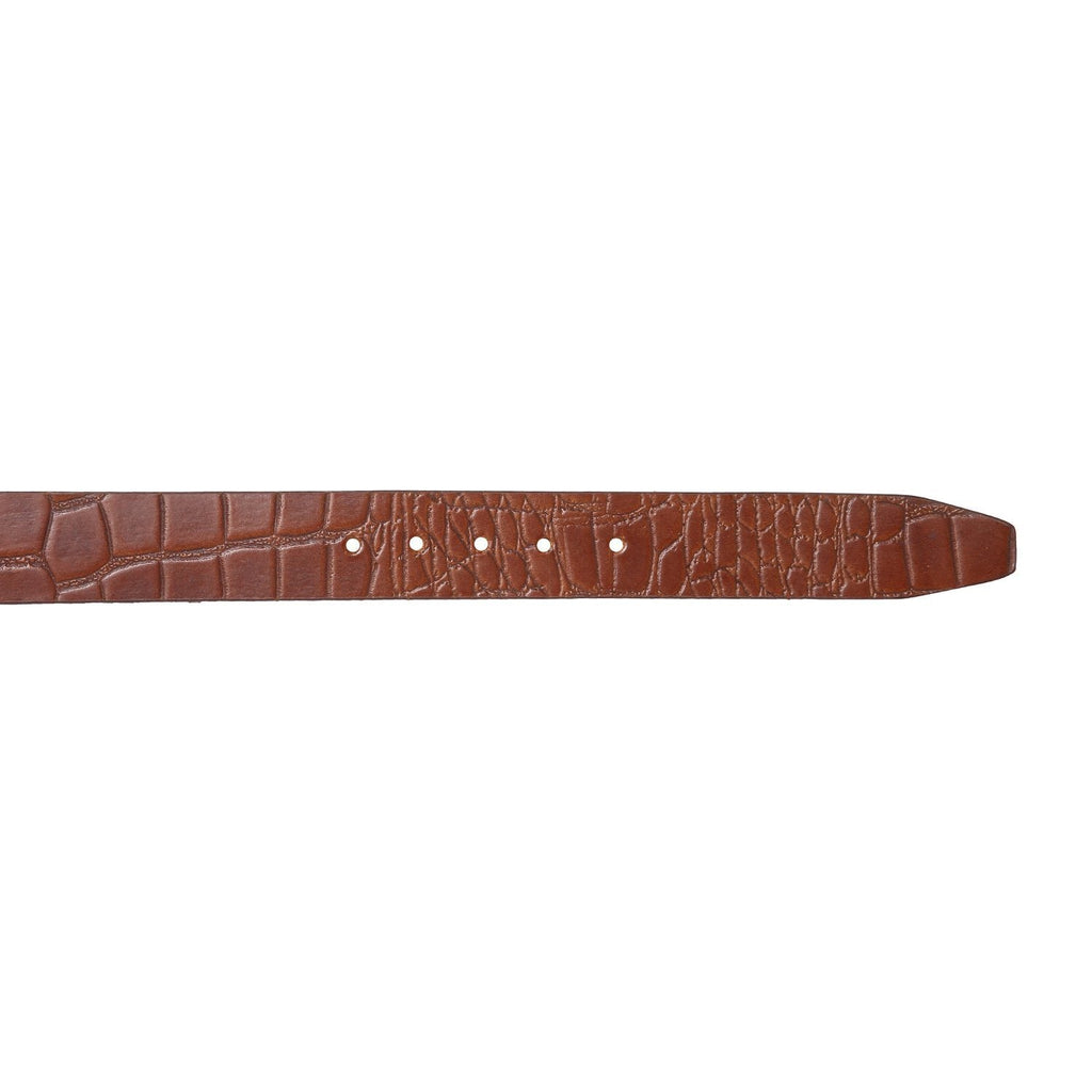 Men's Classic Dress Tan Colour Belt Top Grain Italian Leather with Golden Metal Buckle Cathy-London 