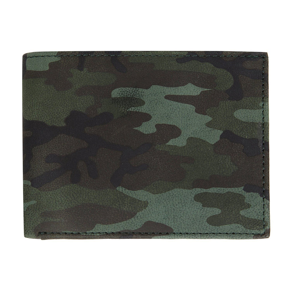 Olive Colour Bi-Fold Italian Leather Slim Wallet ( 8 Card Slot + 2 ID Slot + 2 Hidden Compartment + Cash Compartment) Cathy London 