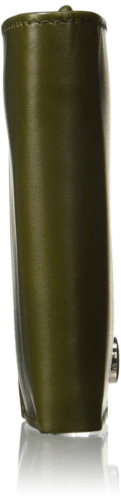 Olive Colour Tri-Fold Italian Leather Slim Wallet (6 Card Slot +2 Hidden Compartment + 1 ID Slot + Cash Compartment) Cathy London 
