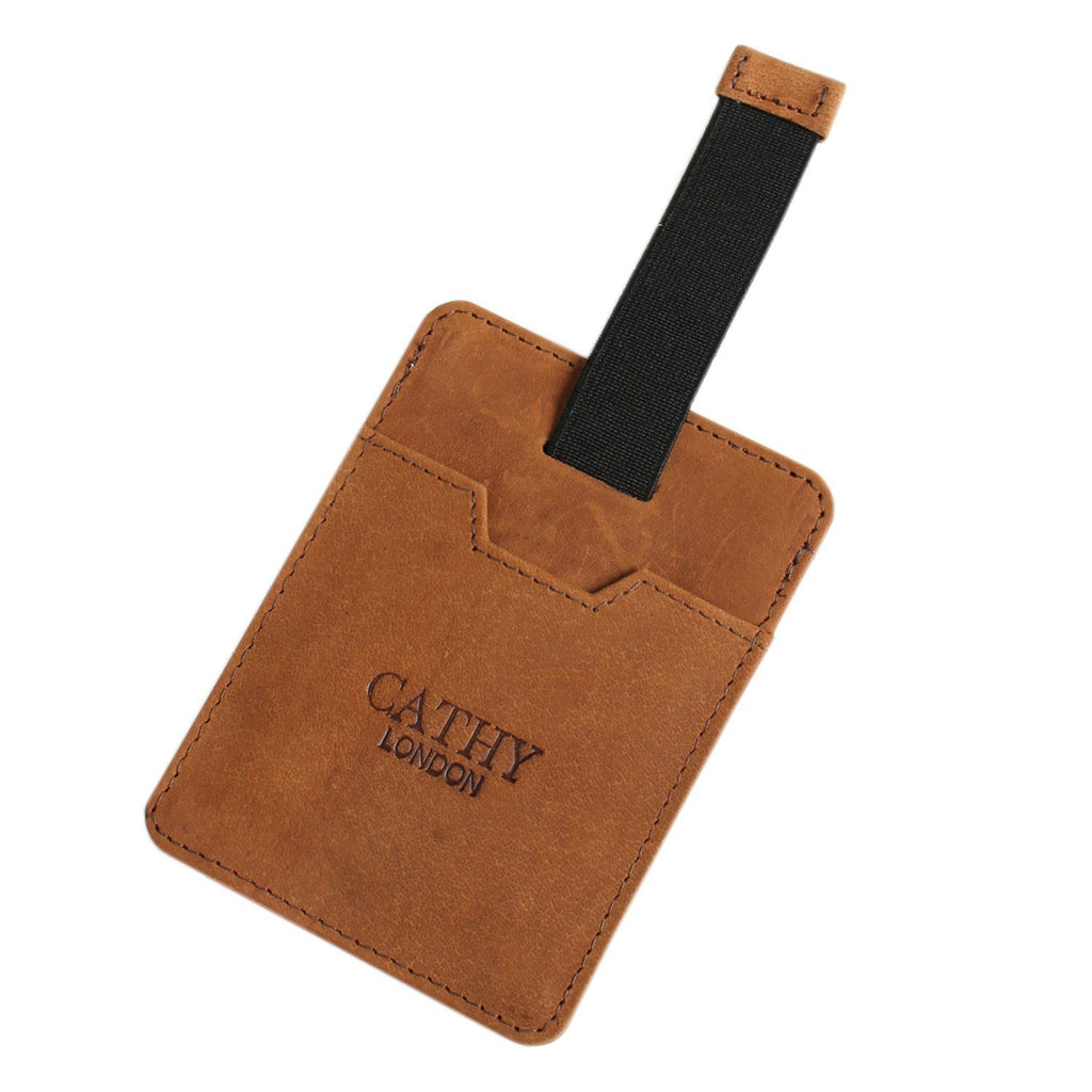Tan Colour Italian Leather Slim Wallet/Card Holder ( Holds Upto 5 Cards + Cash Compartment) Cathy London 